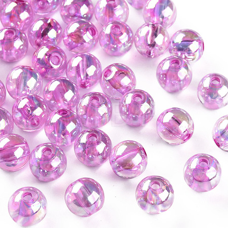 Transparent Acrylic Beads MACR-S370-B10mm-740-1