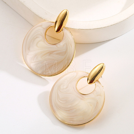 Alloy Enamel Stud Earrings WGBC202-02-1