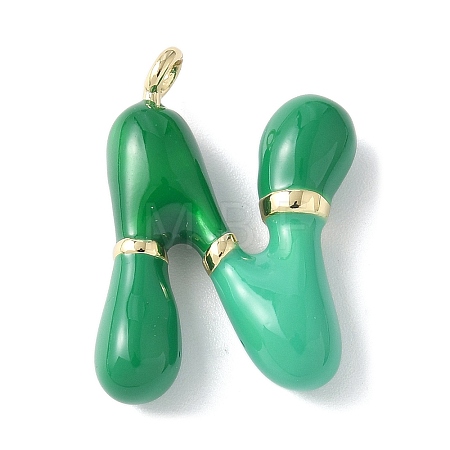 Brass Enamel Pendants KK-E093-03G-N-02-1