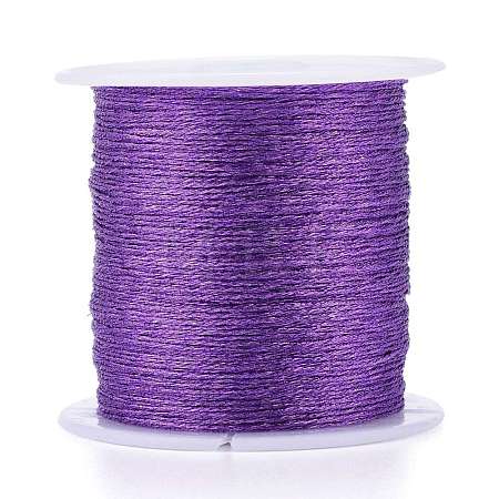 Polyester Braided Metallic Thread OCOR-I007-B-12-1