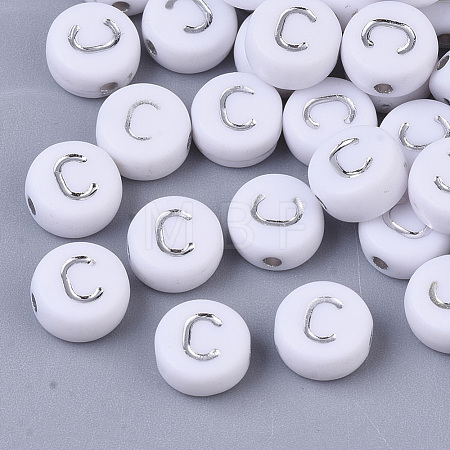 Plating Acrylic Beads X-PACR-R243-04C-1