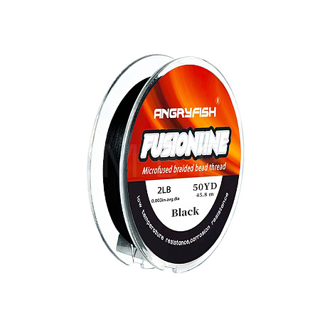 50 Yards ANGRYFISH Fusionline PE Microfused Braided Beading Thread OCOR-H111-14-1