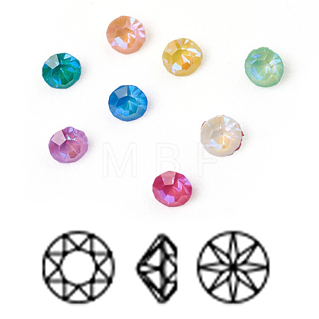 K9 Glass Rhinestone Cabochons RGLA-L024-K03-MI-1