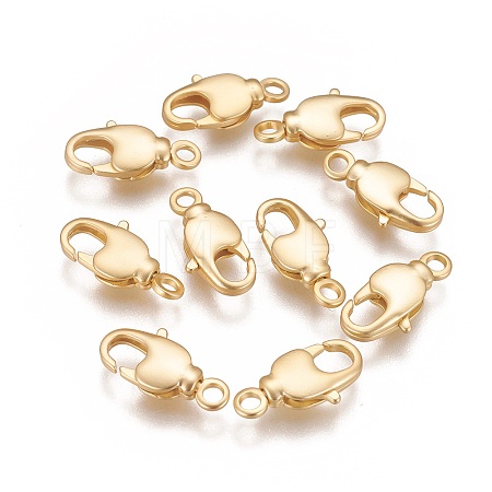 Brass Swivel Lobster Claw Clasps KK-K238-39MG-M-1