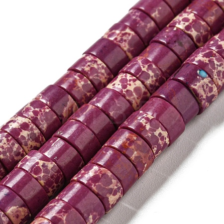 Synthetic Imperial Jasper Dyed Beads Strands G-D077-D01-01C-1