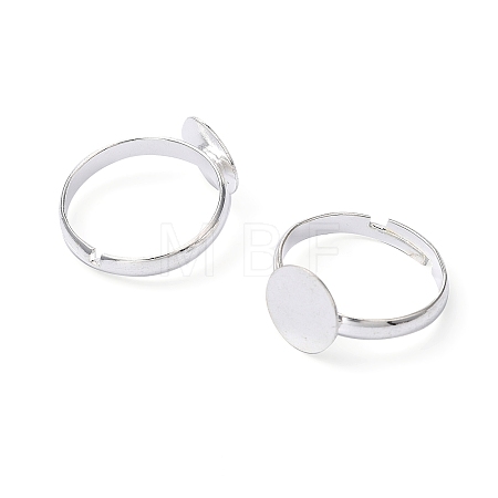 Brass Pad Ring Base Findings EC022-S-1