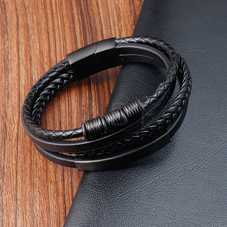 Men's Imitation Leather Bracelets WG92BDC-01-1