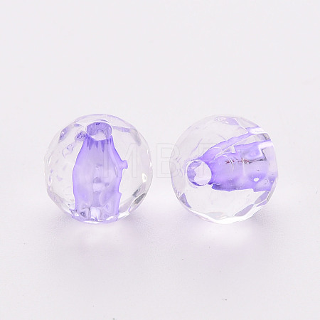 Transparent Acrylic Beads TACR-S154-11A-47-1