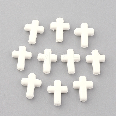 Opaque Acrylic Beads SACR-436-C01-1