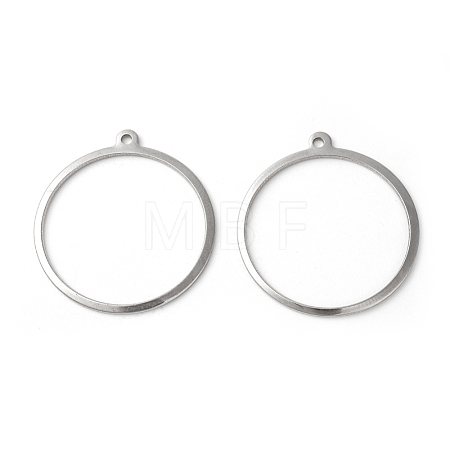Tarnish Resistant 201 Stainless Steel Pendants STAS-F192-023P-1