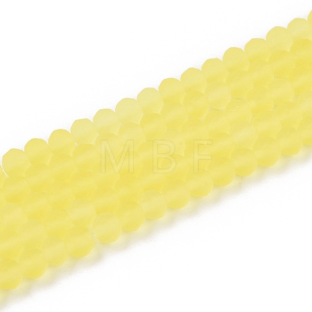 Transparent Glass Beads Strands EGLA-A044-T4mm-MD29-1