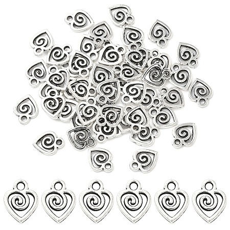 50Pcs Tibetan Style Alloy Pendants FIND-YW0009-56-1