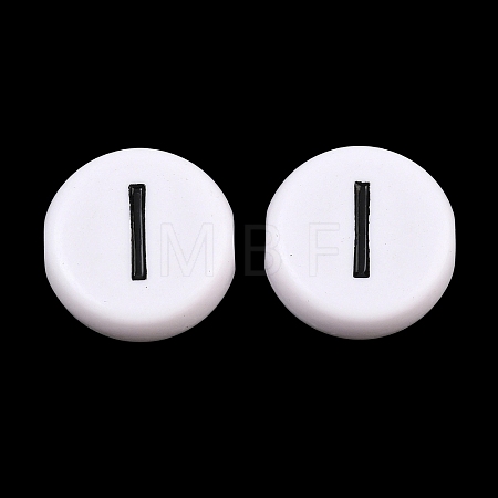 Opaque Acrylic European Beads AC-CBA3BDD-01I-1