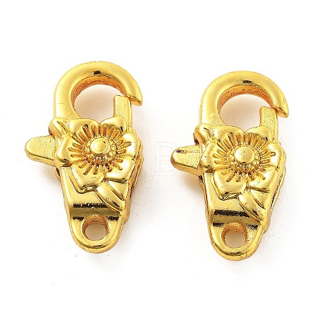 Brass Lobster Claw Clasps KK-R216-18B-G-1