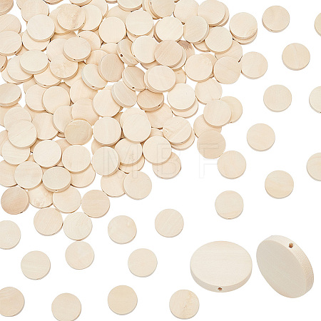 150Pcs Wooden Beads WOOD-DR0001-02A-1