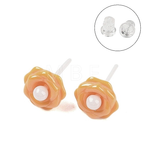 Hypoallergenic Bioceramics Zirconia Ceramic Stud Earrings EJEW-C111-02B-1