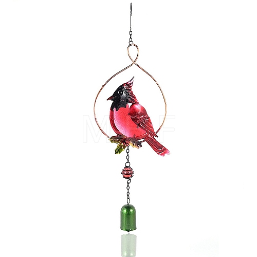 Christmas Glass Wind Chimes PW-WG1F002-07-1