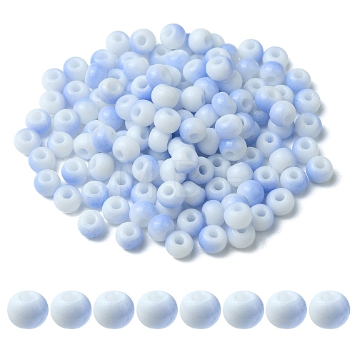 6/0 Opaque Glass Seed Beads SEED-YW0002-13E-1