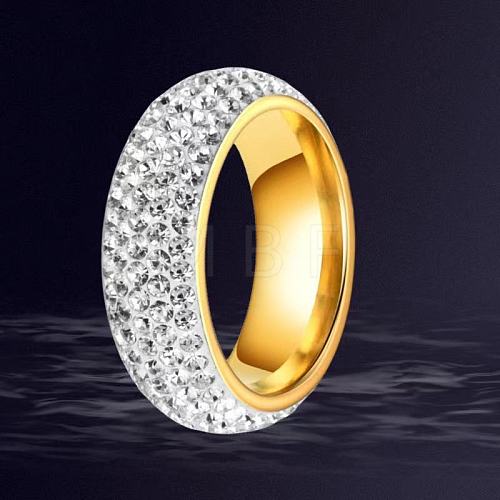 Titanium Steel Finger Rings for Women WGAEC69-02-1