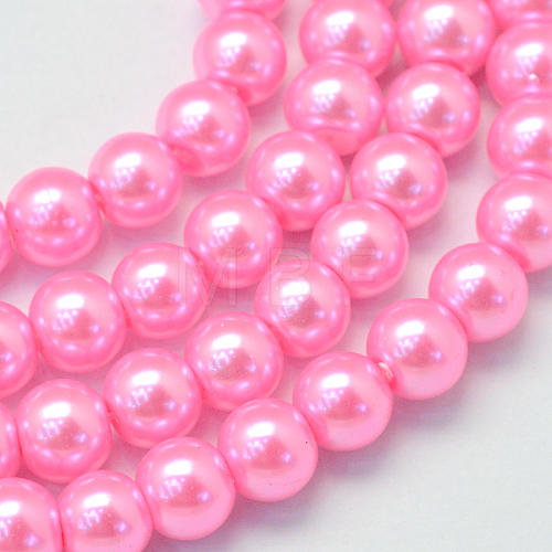 Baking Painted Glass Pearl Bead Strands HY-Q003-3mm-68-1