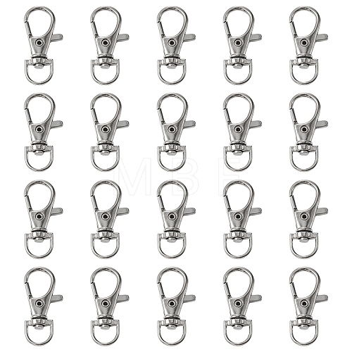 20Pcs Alloy Swivel Lobster Claw Clasps FIND-YW0001-55B-1