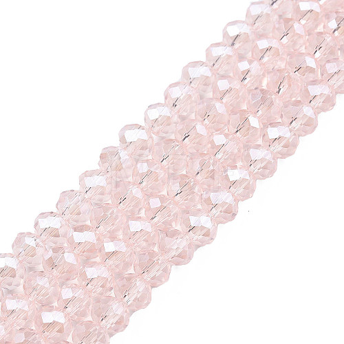 Electroplate Glass Beads Strands EGLA-A034-T4mm-A03-1