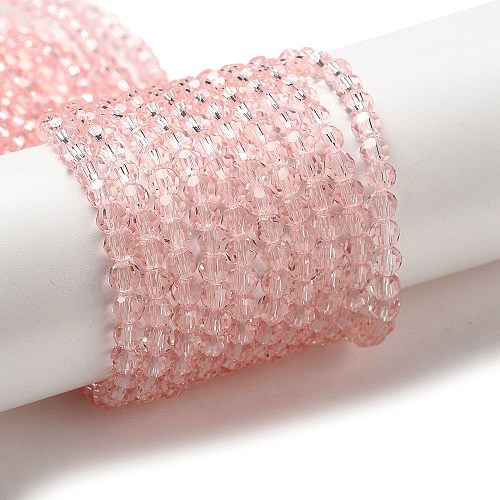 Transparent Glass Beads Strands EGLA-A035-T4mm-D20-1