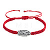 Adjustable Braided Nylon Cord Bracelets UC0201-1-1