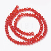 Glass Beads Strands EGLA-A044-T1mm-D-M-3