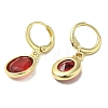 Real 18K Gold Plated Brass Dangle Leverback Earrings EJEW-L268-001G-01-2