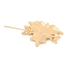 Maple Leaf Shape Alloy Brooch JEWB-U006-04KCG-2