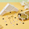 90Pcs 3 Colors Alloy Enamel Charms ENAM-SZ0003-01-4