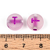 Luminous Frosted Acrylic Beads FACR-T008-02T-4