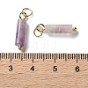 Natural Amethyst Pendants STAS-C120-01G-01-3