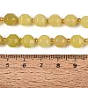Natural Lemon Jade Beads Strands G-Q606-58B-5