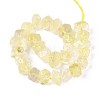 Natural Lemon Quartz(Heated) Beads Strands G-N327-05-25-2