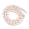 Opaque Solid Color Electroplate Glass Beads Strands EGLA-N013-P6mm-B08-2