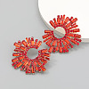 Shiny Rhinestone Irregular Statement Stud Earrings HUDU-PW0001-052E-1