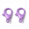 Spray Painted Eco-Friendly Alloy Lobster Claw Clasps PALLOY-T080-06D-NR-3
