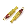304 Stainless Steel Enamel Pendants STAS-C150-01B-2