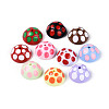 Opaque Acrylic Enamel Beads MACR-N018-13-1