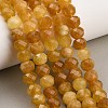 Faceted Dyed Natural White Jade Beads Strands GG-CBAE966-01B-F-1