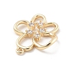 Brass Micro Pave Cubic Zirconia Pendants LS-KK-D283-05G-2