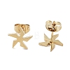 PVD Vacuum Plating 304 Stainless Steel Stud Earrings for Women EJEW-A048-15G-2