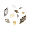 Alloy Pendant with Iron Pendants PALLOY-PJ0001-02-6