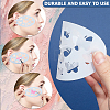 24Pcs 24 Styles Plastic Hollow Out Face Drawing Painting Stencils Templates DIY-WH0349-169-7