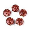 Windmill Spiral Pattern Vintage Handmade Porcelain Beads PORC-N013-19-04-1