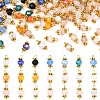 50Pcs Alloy & Glass Pendants PALLOY-YW00191-01-2