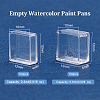 200Pcs 2 Styles Plastic Empty Watercolor Paint Pans AJEW-BC0004-16B-2