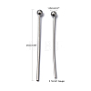 304 Stainless Steel Ball Head pins STAS-M010-25mm-01-5